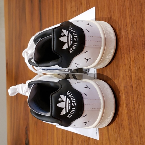 Adidas Stan Smith W White Black Shoes Women's 5.5 - Picture 5 of 8